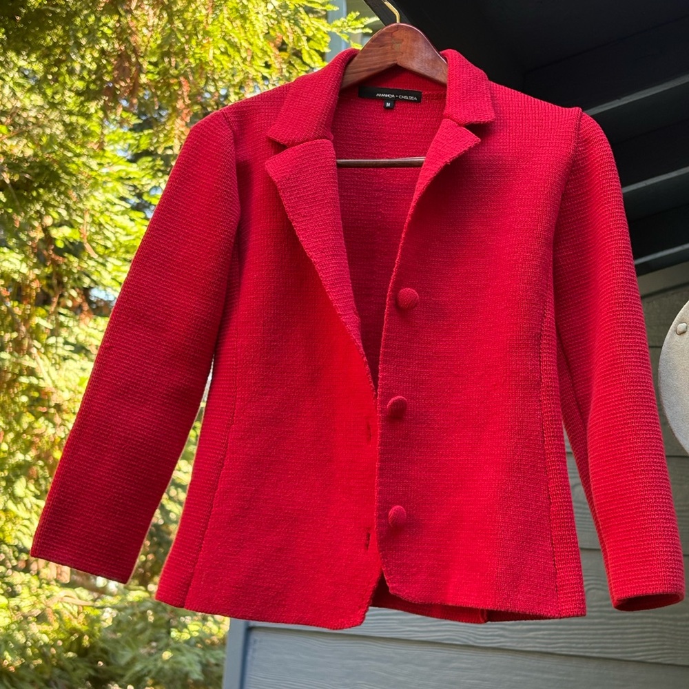 Amanda & Chelsea Vibrant Red Blazer